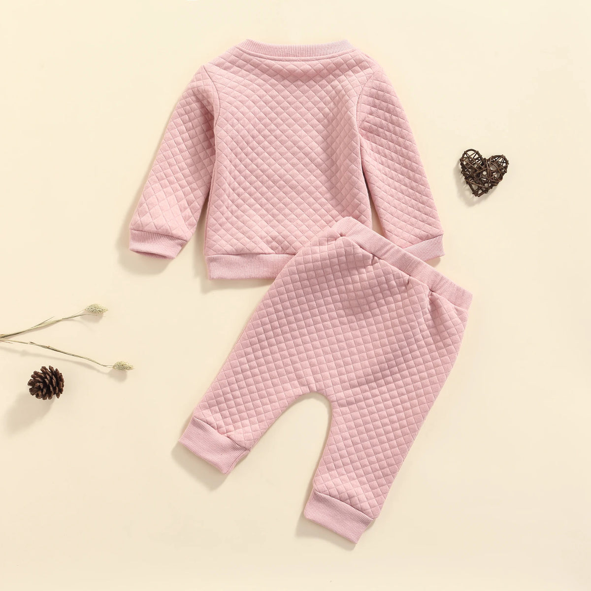 Solid Color Waffle Outfit
