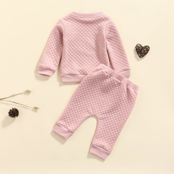 Solid Color Waffle Outfit