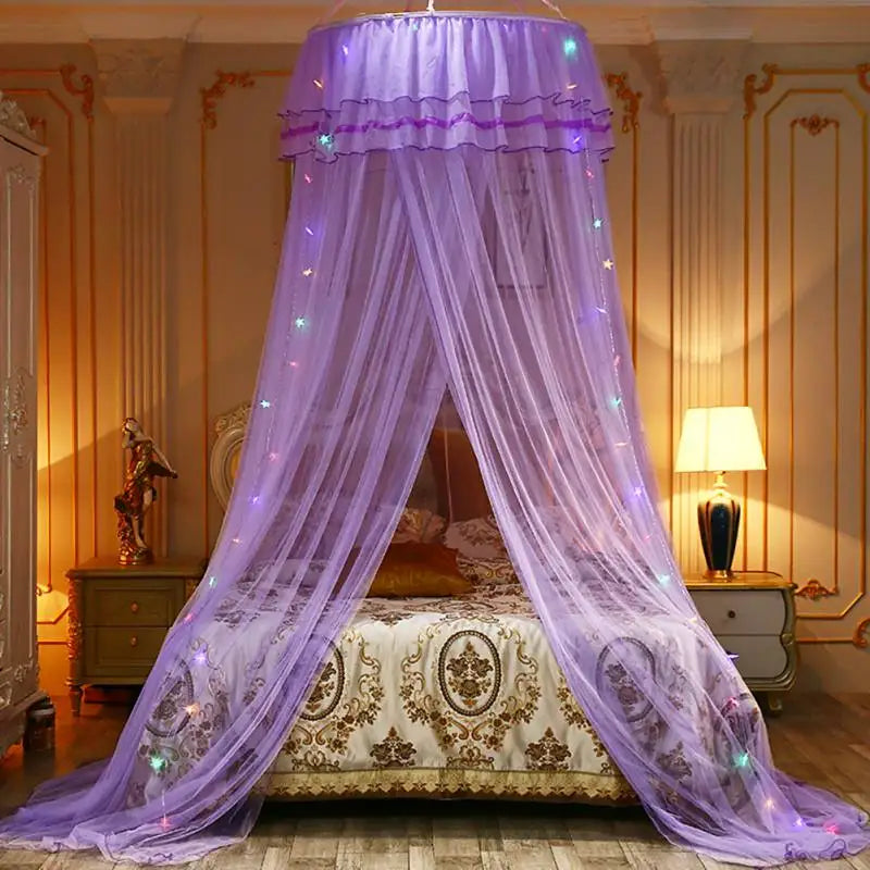 Princess Curtain Dome with Lights