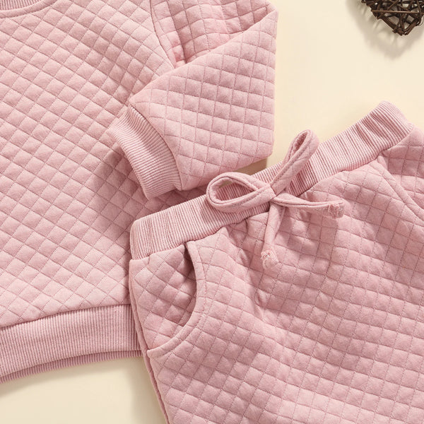 Solid Color Waffle Outfit