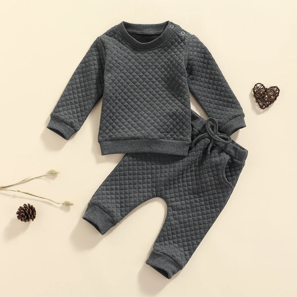Solid Color Waffle Outfit