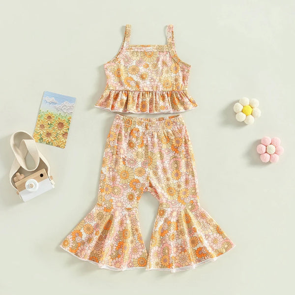 Ruffled Floral Summer Set