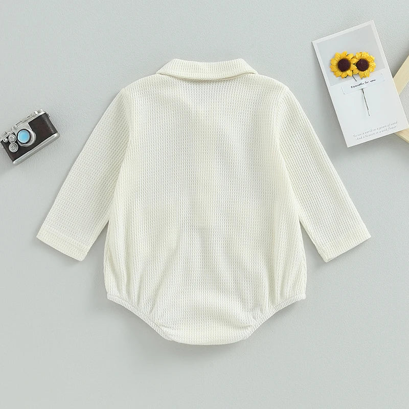 Long Sleeve Waffle Jumpsuit