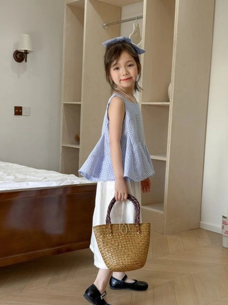 Clothes Girl 10 To 12 Years Old Girl's Set Top Children Kids 11 Girls's Sets Korean Girls Children's Top and Bottom Clothes Sets