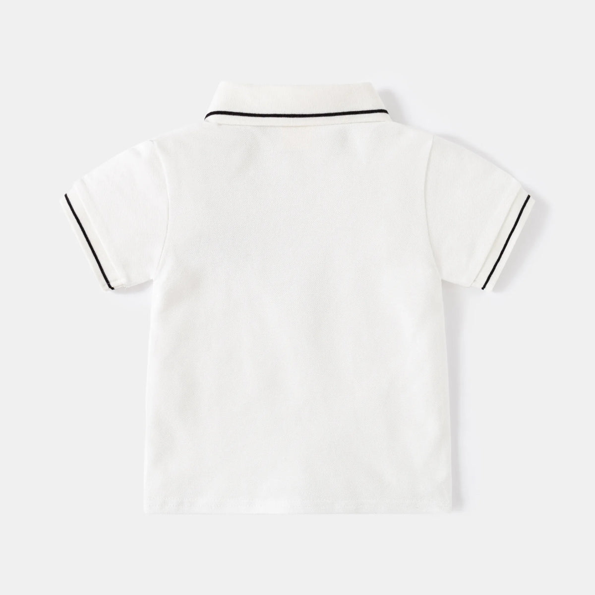 Embroidery Logo Boys Polo Tshirts Summer Toddler Kids Tops Tees Children's Clothes