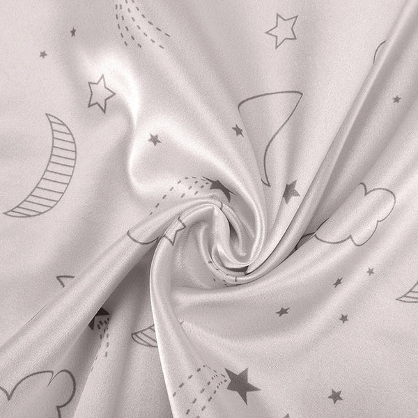 1PC Toddler Pillow Cases Baby Silk Satin Pillowcases Envelope Pillow Cover Kids Soft Travel Pillow Cases for Boys Girls