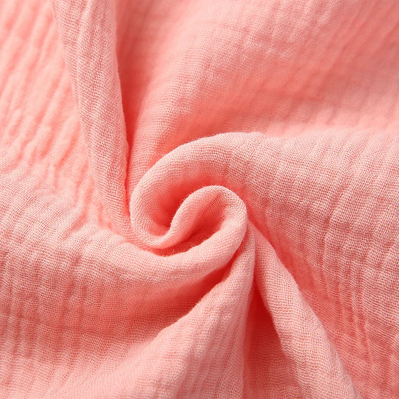 Cotton Baby Blanket Muslin Swaddle Newborn Receive Blanket Ruffle Children's Bedding Gauze Stroller Cover Babies Accessories