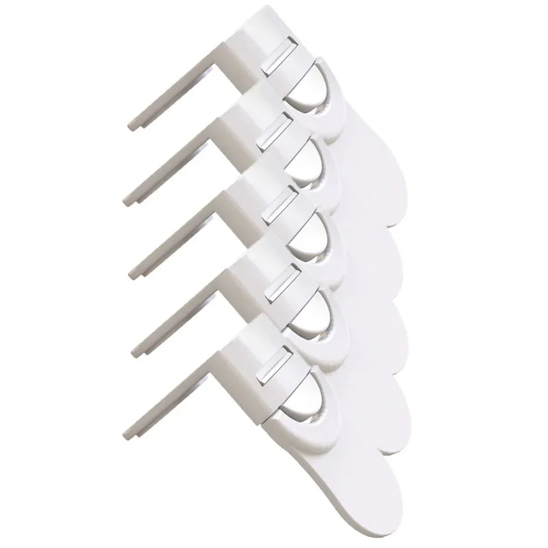 3/5Pcs Children Safety Drawer Lock Kids Anti-Pinching Hand Cabinet Drawer Locks Home Security Protection Plastic Locker Buckle