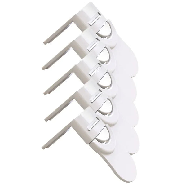 3/5Pcs Children Safety Drawer Lock Kids Anti-Pinching Hand Cabinet Drawer Locks Home Security Protection Plastic Locker Buckle