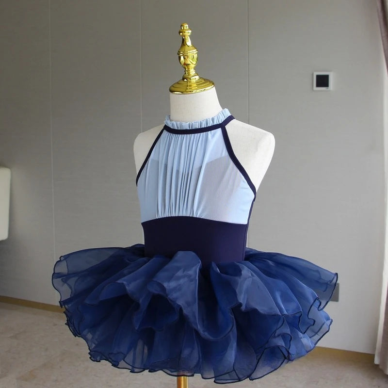 Ballet Tutu for Girls Performance Outfits Dance Costume Children Ballet Leotards with Skirt Princess Kids Clothes Gymnastics