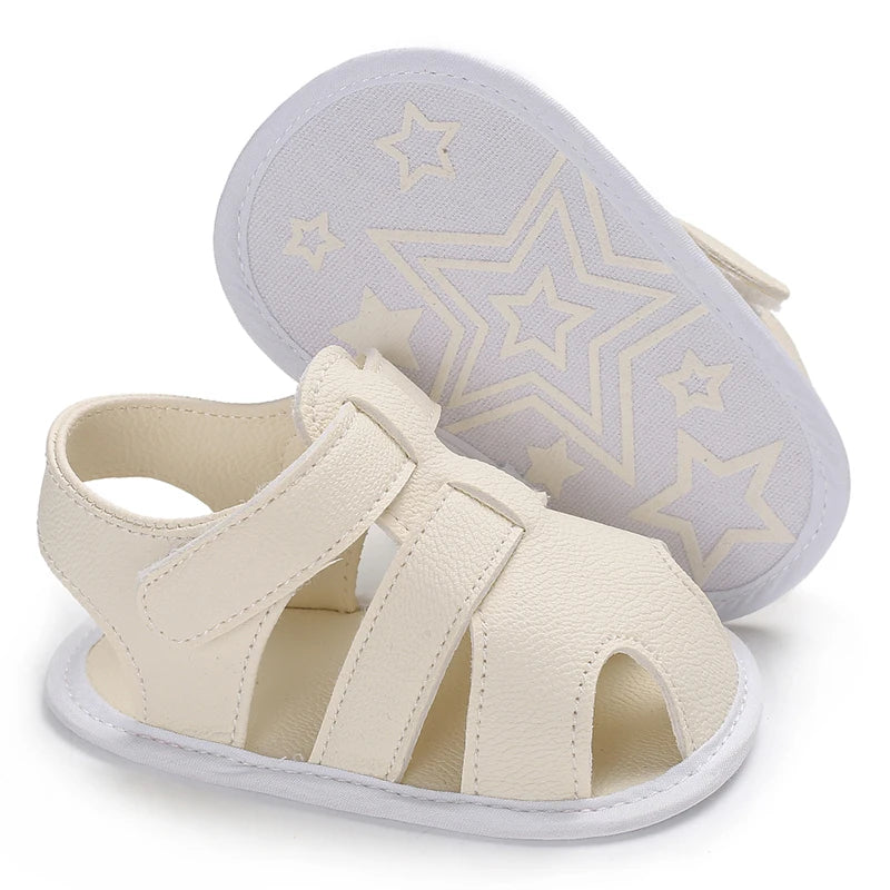 0-18M Baby Walking Sandals Breathable Soft Sole Shoes Newborn Boys Girls Summer First Walkers Infant Toddler Beach Casual