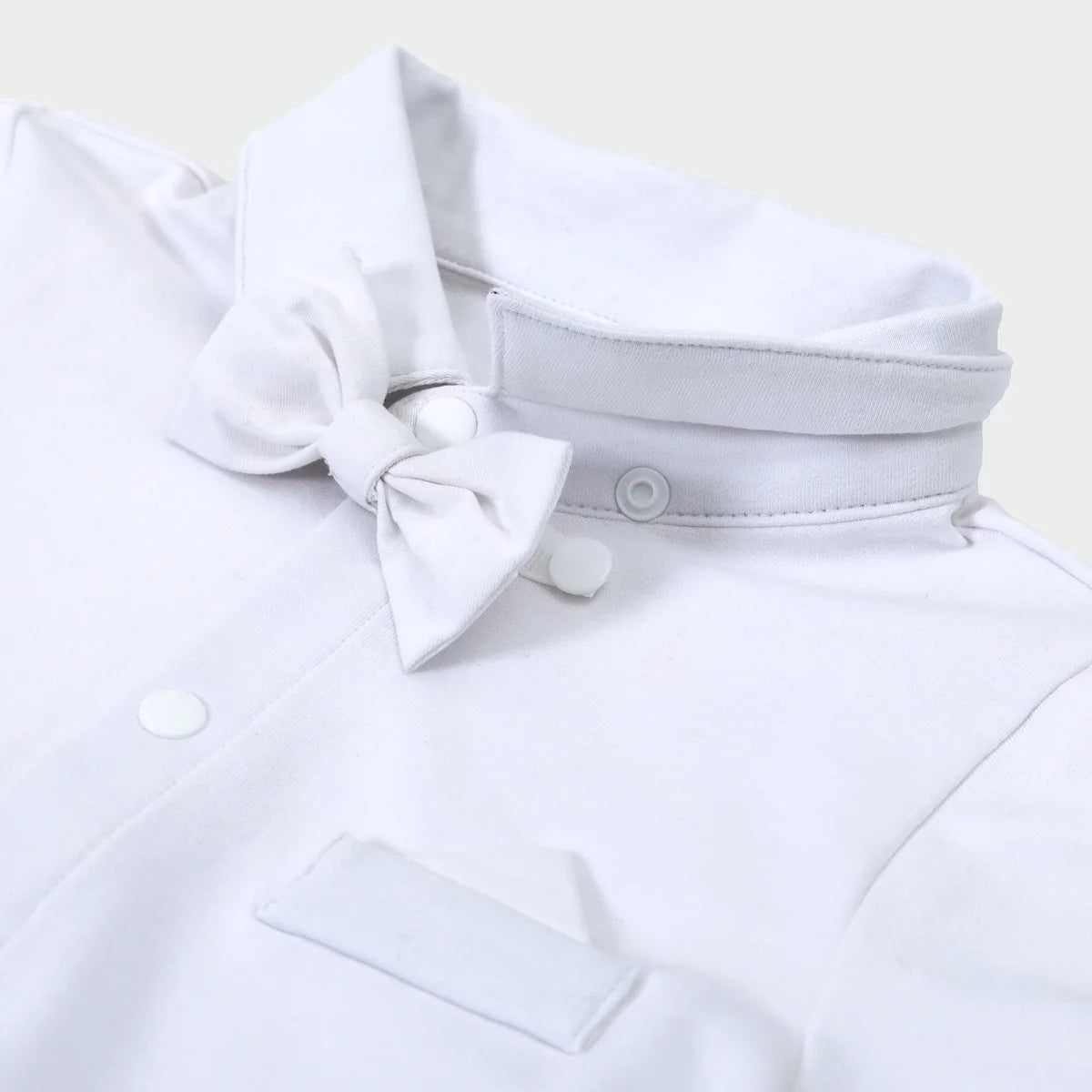 Boys Baptism Outfits Newborn Infant Baby Christening Blessing Gentleman Formal Suits White Wedding Suspenders Outfit Bow Tie
