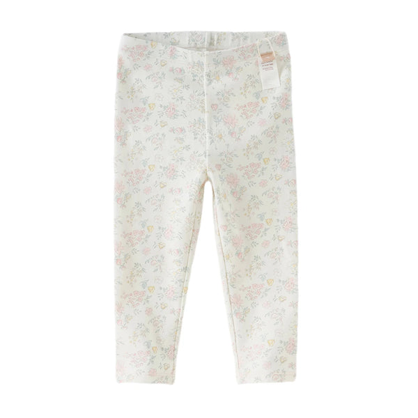 Dave Bella Children's Spring Printed Light Leggings Pants Girls Autumn Elastic Trouses Kids 1-7 Years Leggings Outdoor DB1260157