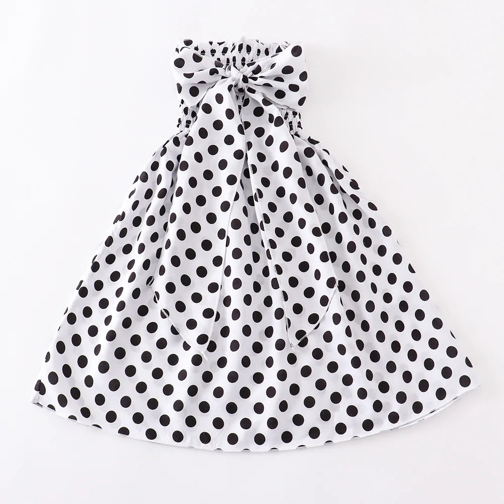 Summer Girls Floral Dress Sling Ruffles Bohemian Beach Princess Dresses for Girl Clothing  2 6 8 12 Years With Necklace Gift