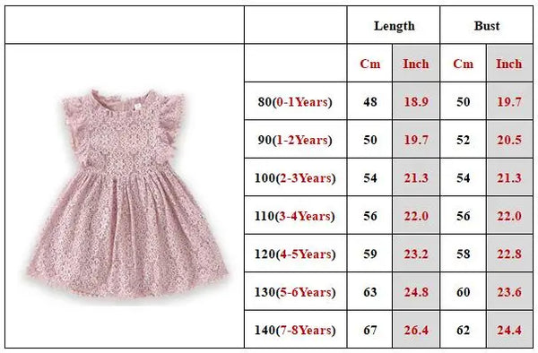 Girls Dress Lace Hollow out Children Wedding Dress Ruffle Sleeve Kid Party Princess Elegant Costume Baby Clothes Autumn A477