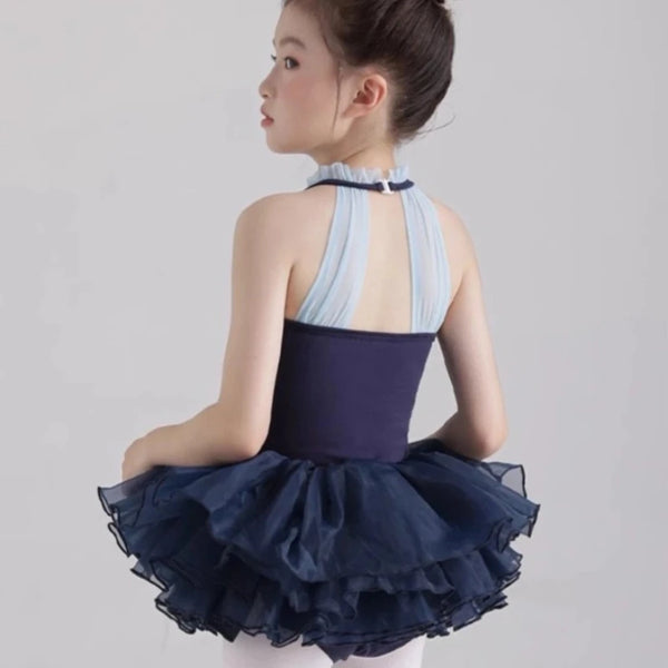 Ballet Tutu for Girls Performance Outfits Dance Costume Children Ballet Leotards with Skirt Princess Kids Clothes Gymnastics