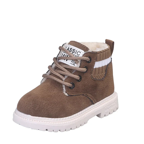 2 Style Inside Material Plush Kids Winter Boots Cotton Fabric Spring Autumn Children Shoes Baby Toddler Boys Girls Boots C10012