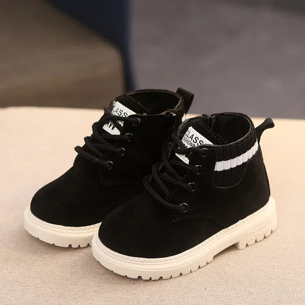 2 Style Inside Material Plush Kids Winter Boots Cotton Fabric Spring Autumn Children Shoes Baby Toddler Boys Girls Boots C10012