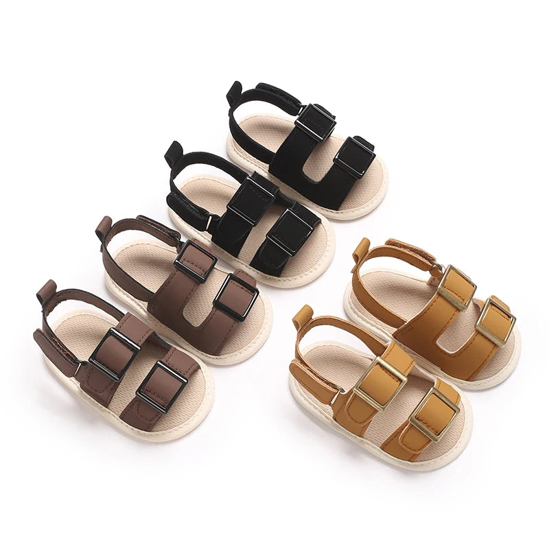3 Colors NEW Fashion Summer Baby Girl Boy Sandals Newborn Infant Shoes Casual Soft Bottom Non-Slip Breathable Shoes Pre Walker