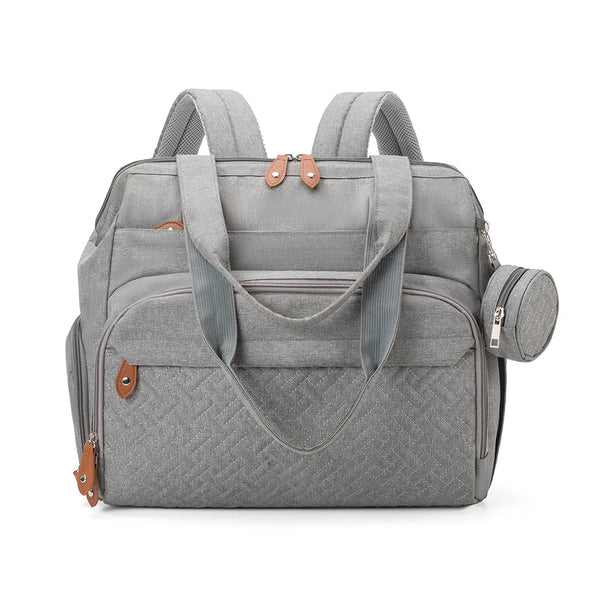 PANGDUBE Diaper Bags with 1pc Pacifier Bag Dad Mom Backpack for Travel Mommy Backpack for Baby Accessories Maternity Bag