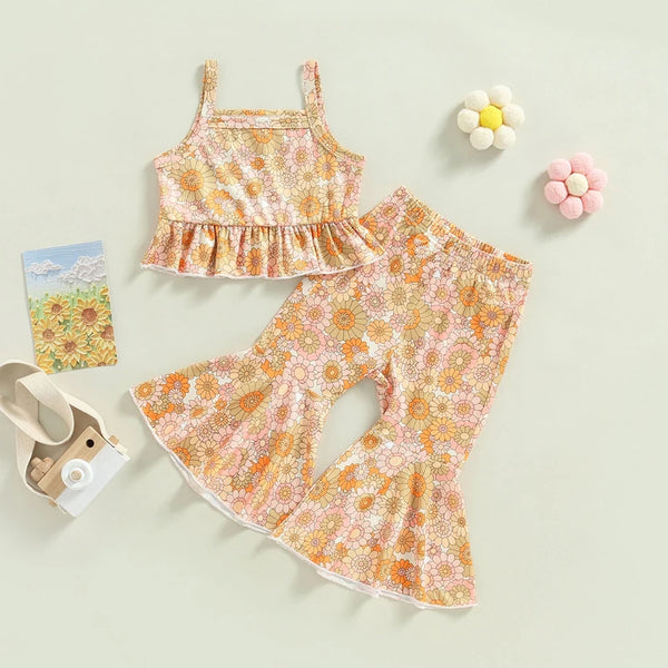 Ruffled Floral Summer Set