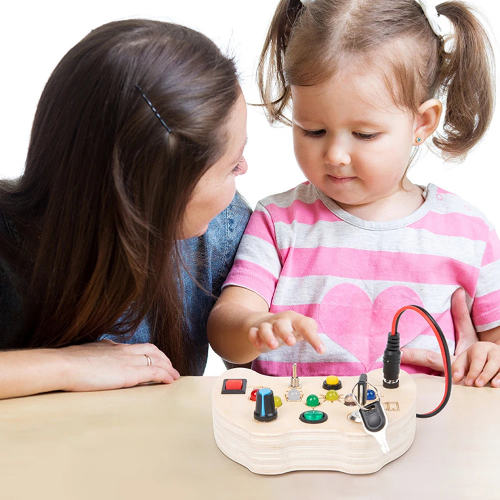 Wooden Busy Board