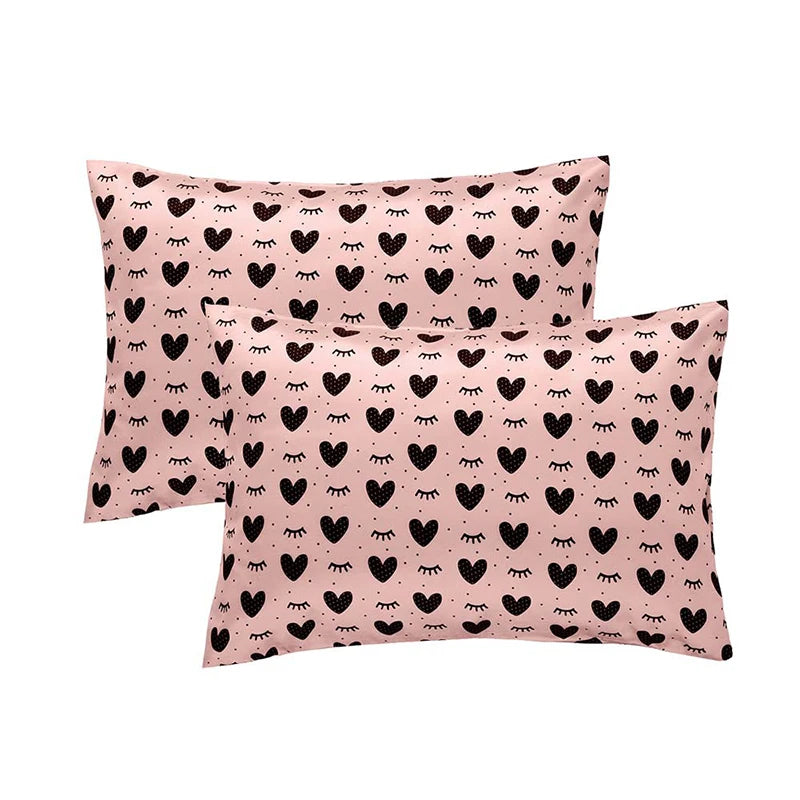 1PC Toddler Pillow Cases Baby Silk Satin Pillowcases Envelope Pillow Cover Kids Soft Travel Pillow Cases for Boys Girls