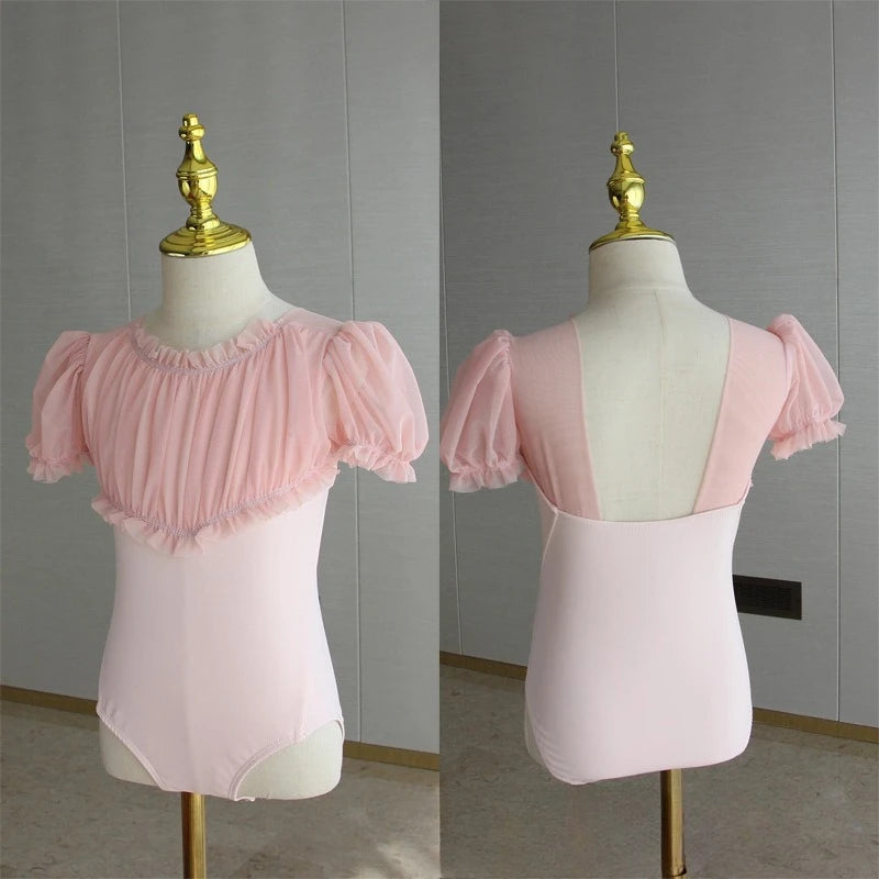 Ballet Tutu for Girls Performance Outfits Dance Costume Children Ballet Leotards with Skirt Princess Kids Clothes Gymnastics