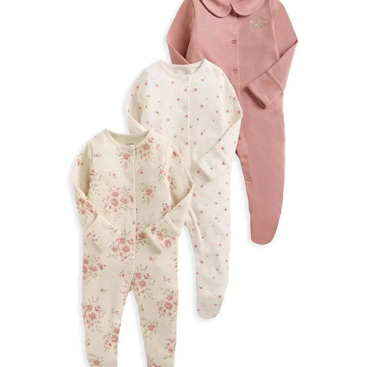 3Pcs/Lot Spring Autumn Cotton Baby Romper Cartoon Long Sleeve Baby Boy Girl Clothing Infant Kids Jumpsuit Newborn Pajimas 3-12M